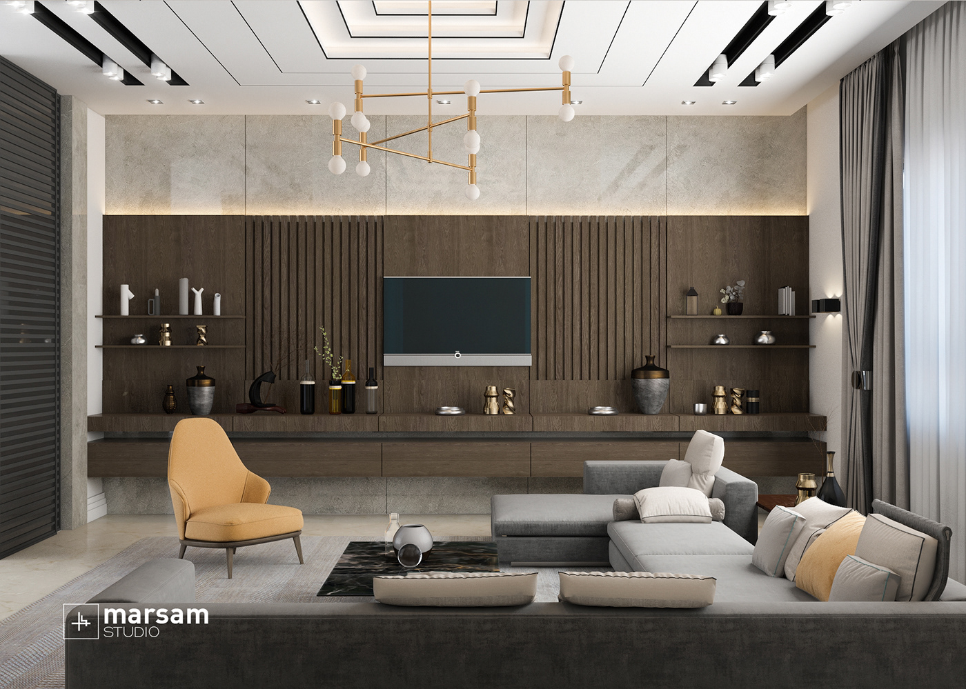 living Interior design lights