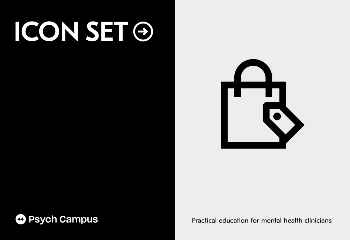 Icon design for Psych Campus, an e-learning platform 