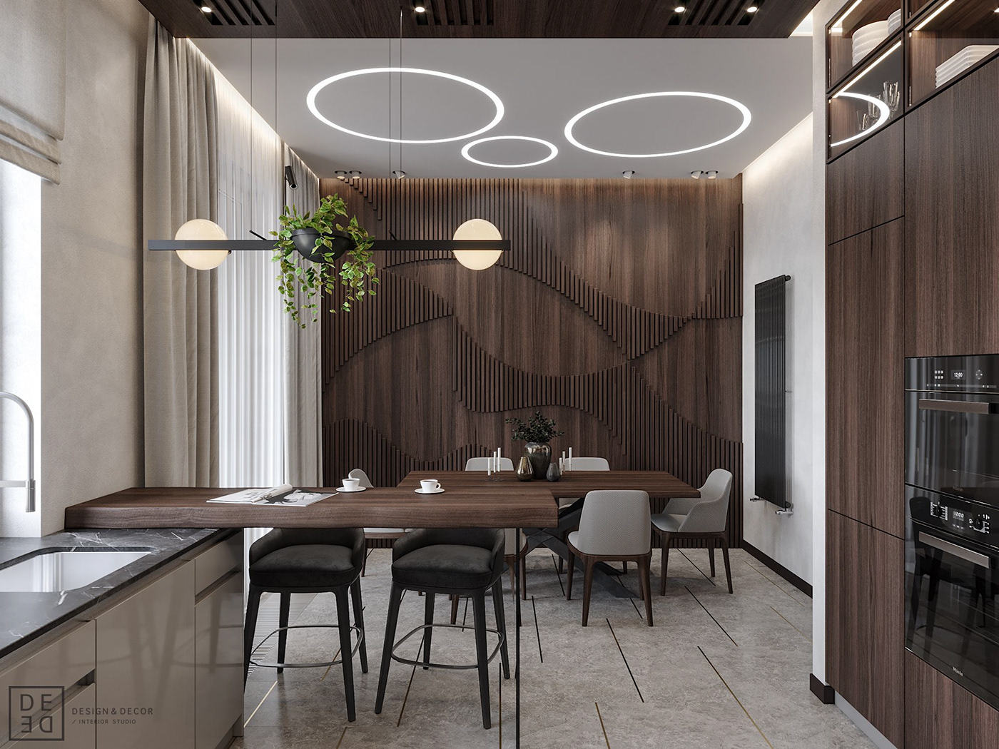 Interior design interiordesign Minimalism modern DE&DE Interior Studio designer corona render 3ds max architecture