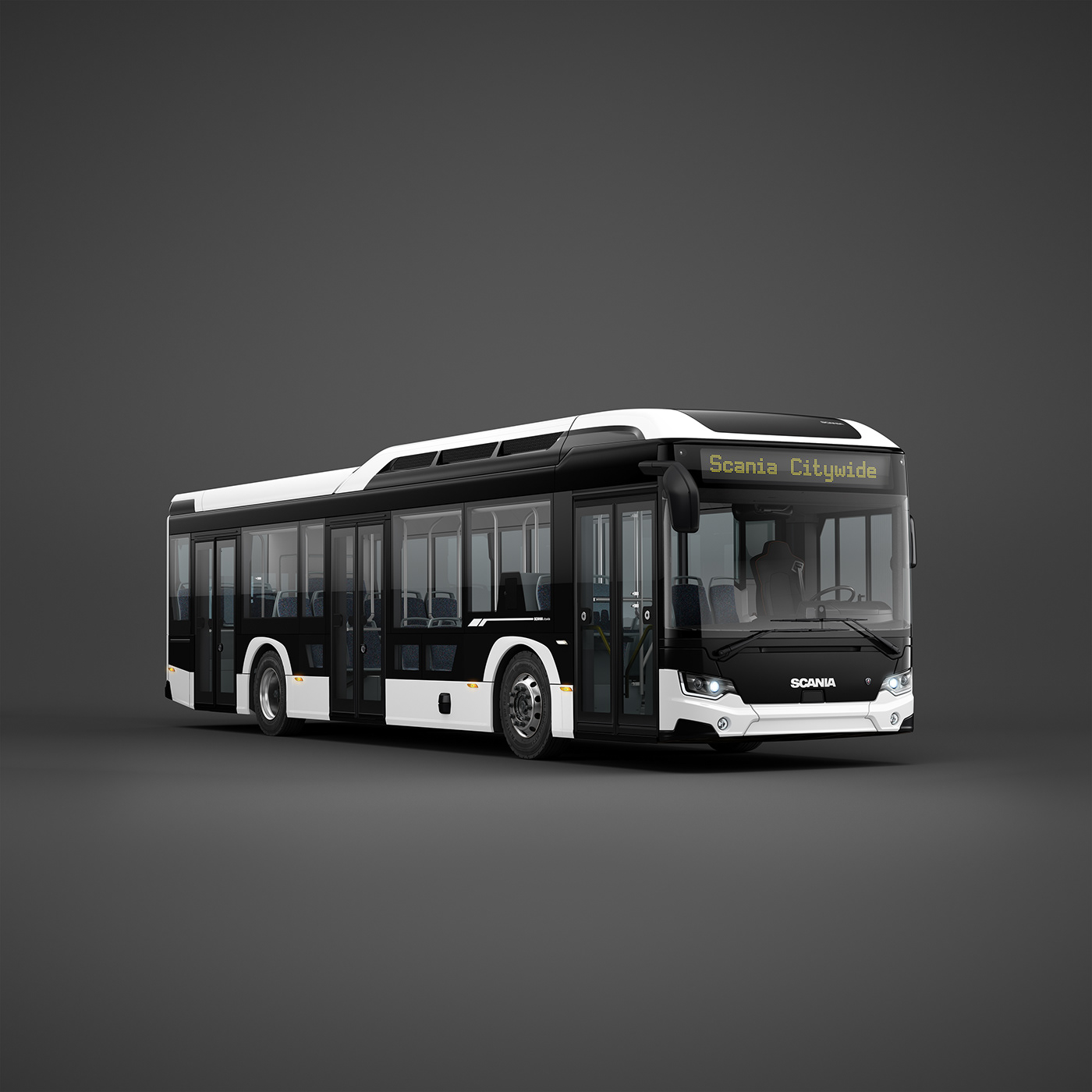3D automotives bus Maya redshift Renders