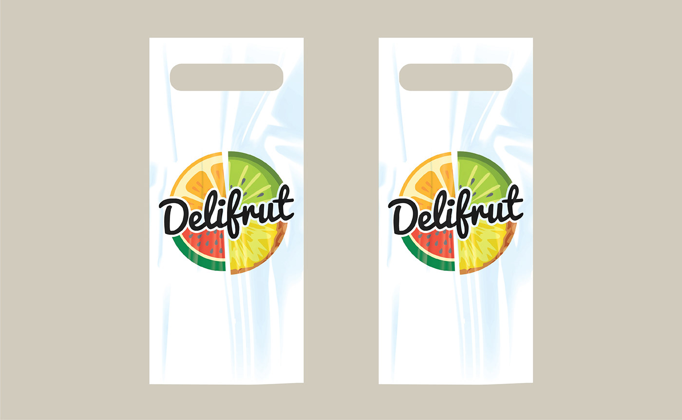 fruit packaging Logo Design Ziploc fruit pattern packaging design Packaging ziplock packaging
