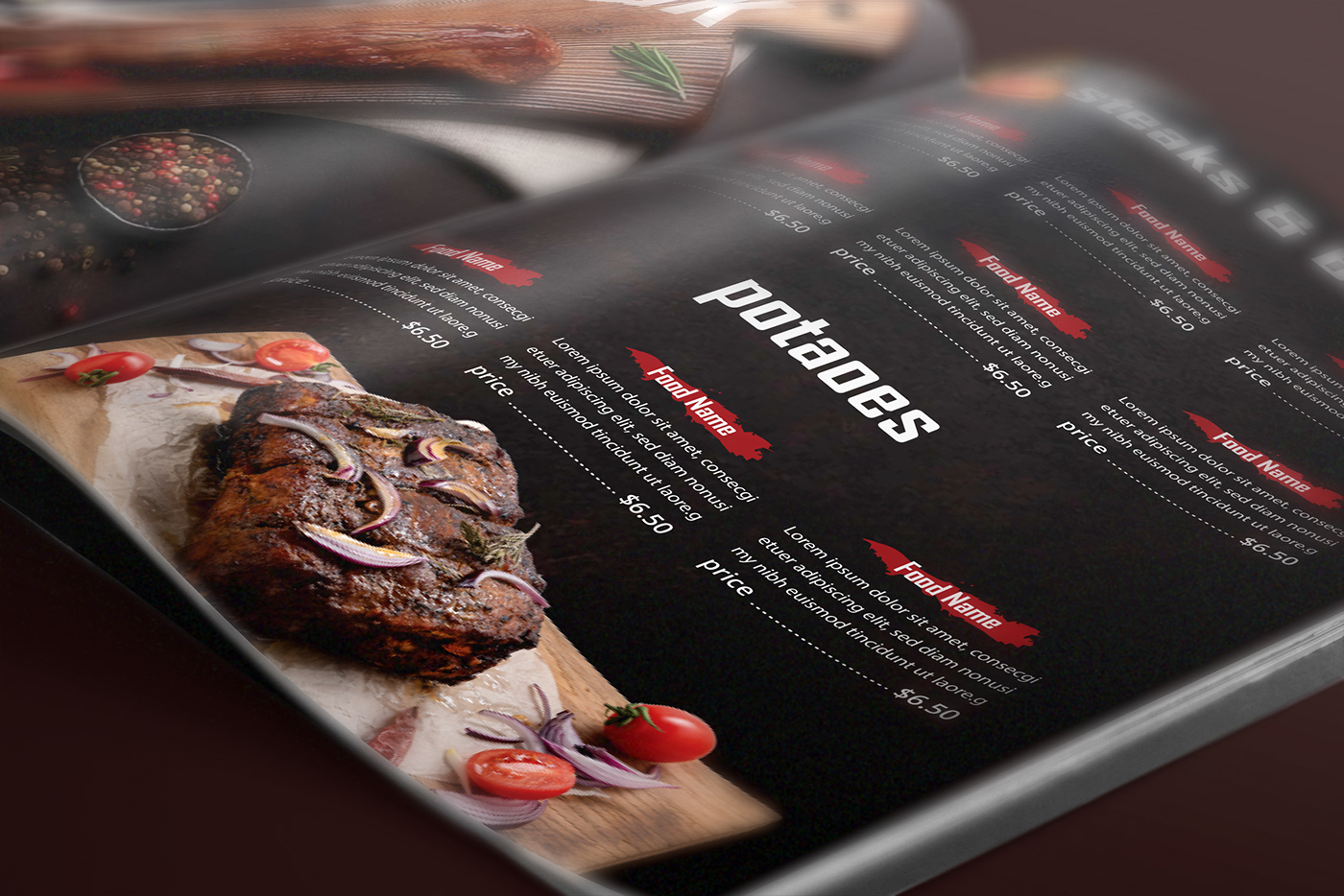 food flyer menu Menu Card menu design Menu Template Design menus restaurant restaurant menu restaurant menu design resturant brochure