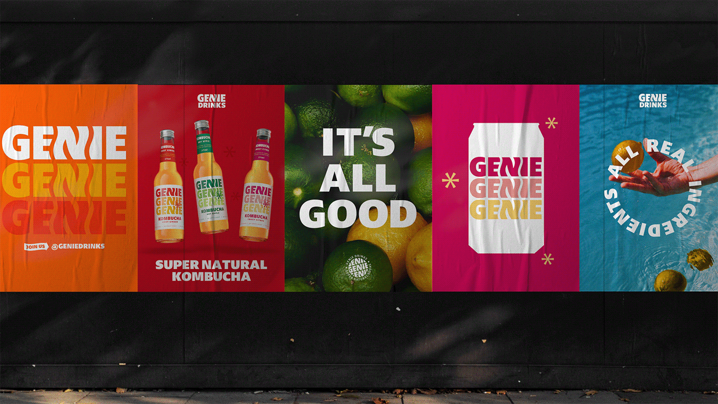 branding  design drinks healthy kombucha logo Logo Design Packaging rebranding redesign