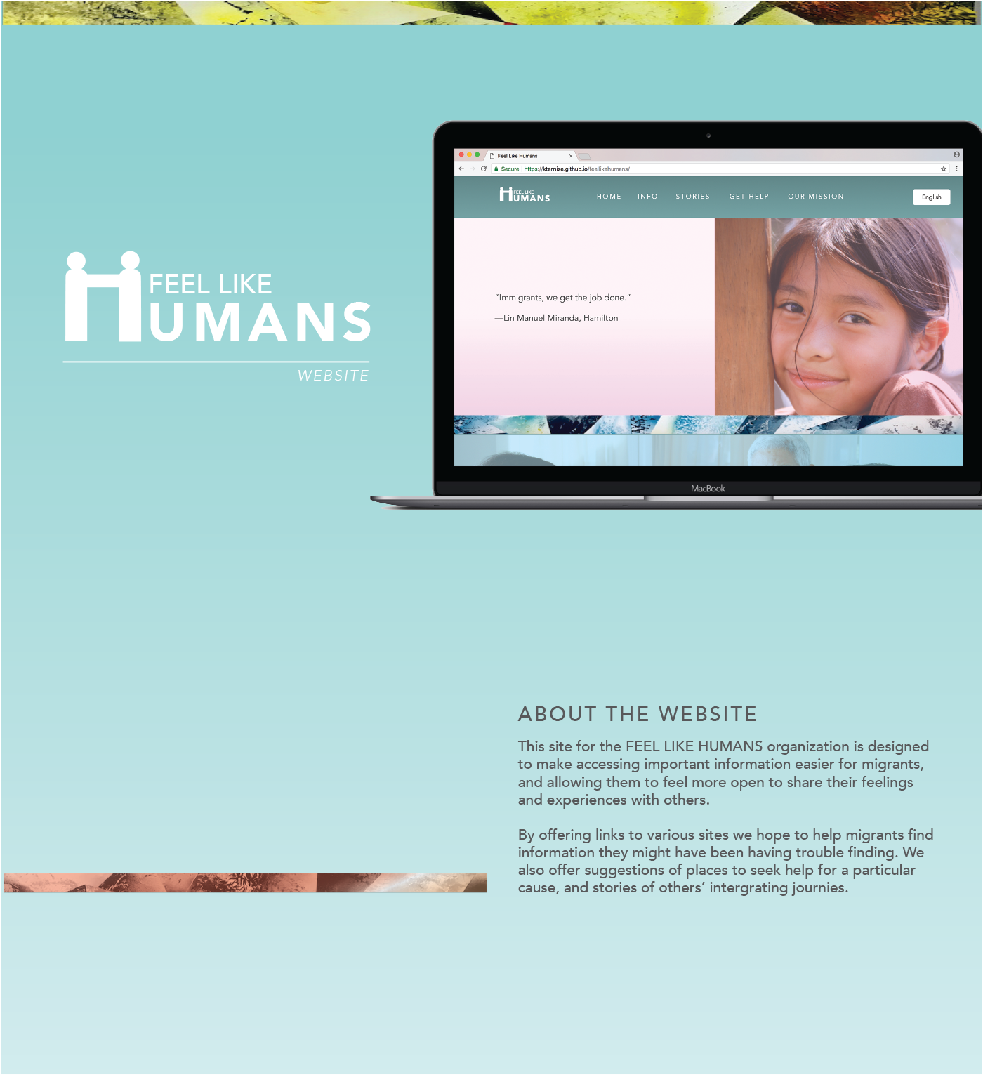 graphic design  Web Design  migration immigrants