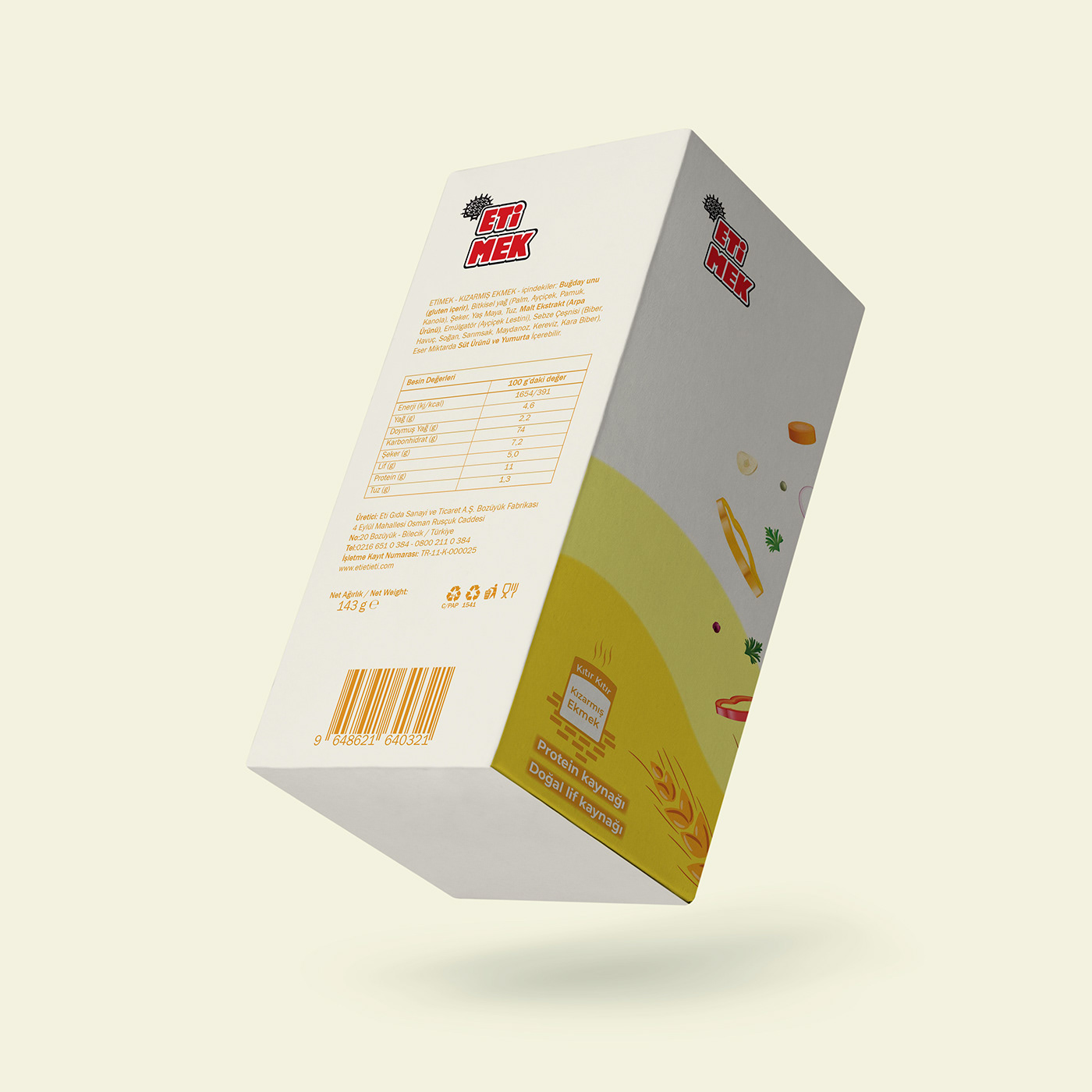 ambalaj tasarımı crusty bread eti eti mek graphic design  ILLUSTRATION  kızarmış ekmek packaging design