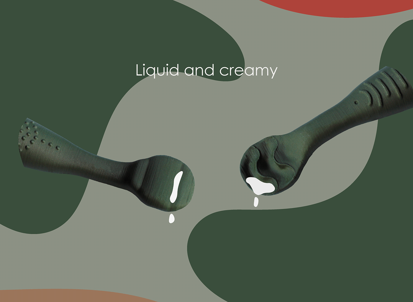 multisensory product design  brand identity children cutlery Food  healthy food 3d printing montessori kids