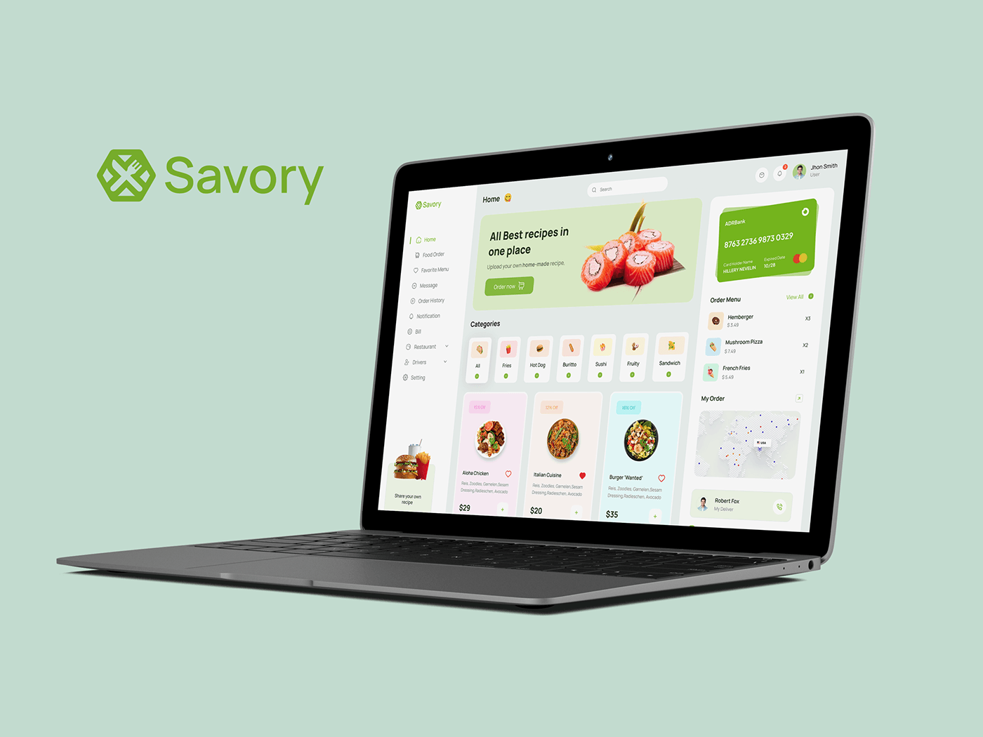 Food  dashboard SAAS dashboard design resturant Web Design  visual design uiux product design  Figma