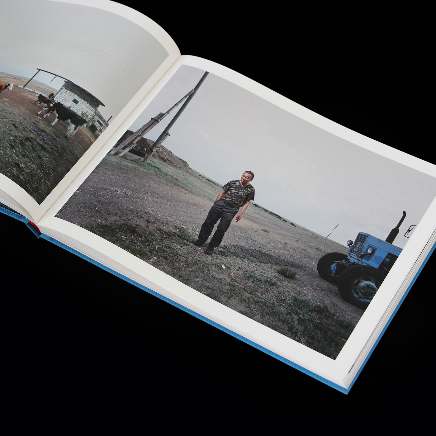 photobook nuclear nucleardisaster Photography  Bookdesign cover design infrared big book Kazachstan
