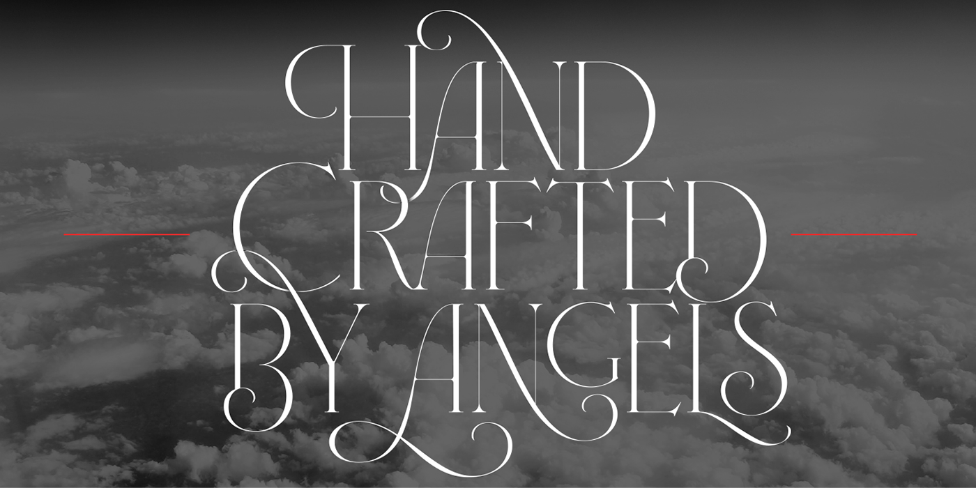 typography   lettering Calligraphy   roman Didone elegant delicate Garnier