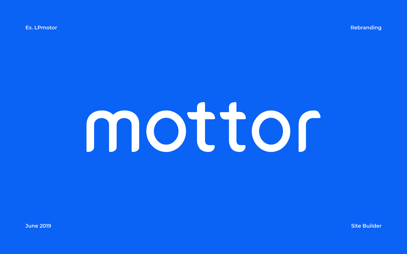 mottor LPMotor branding  rebranding redesign guidline brandbook logo logotypes sitebuilder