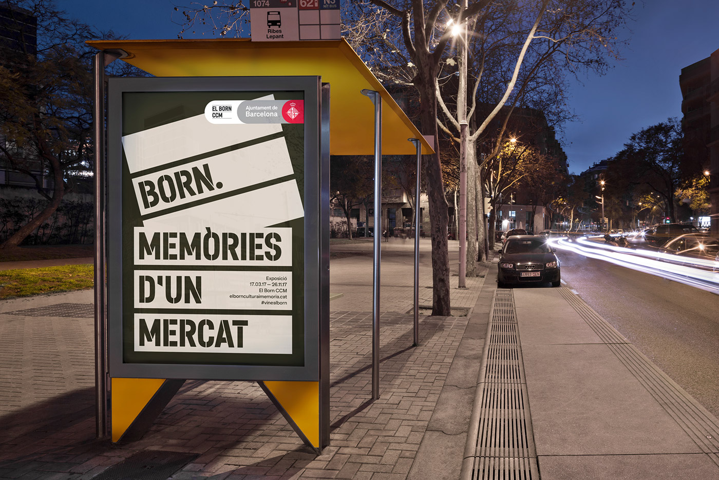 exhbition barcelona Born stencil typography   box boxes history sintesis minimal