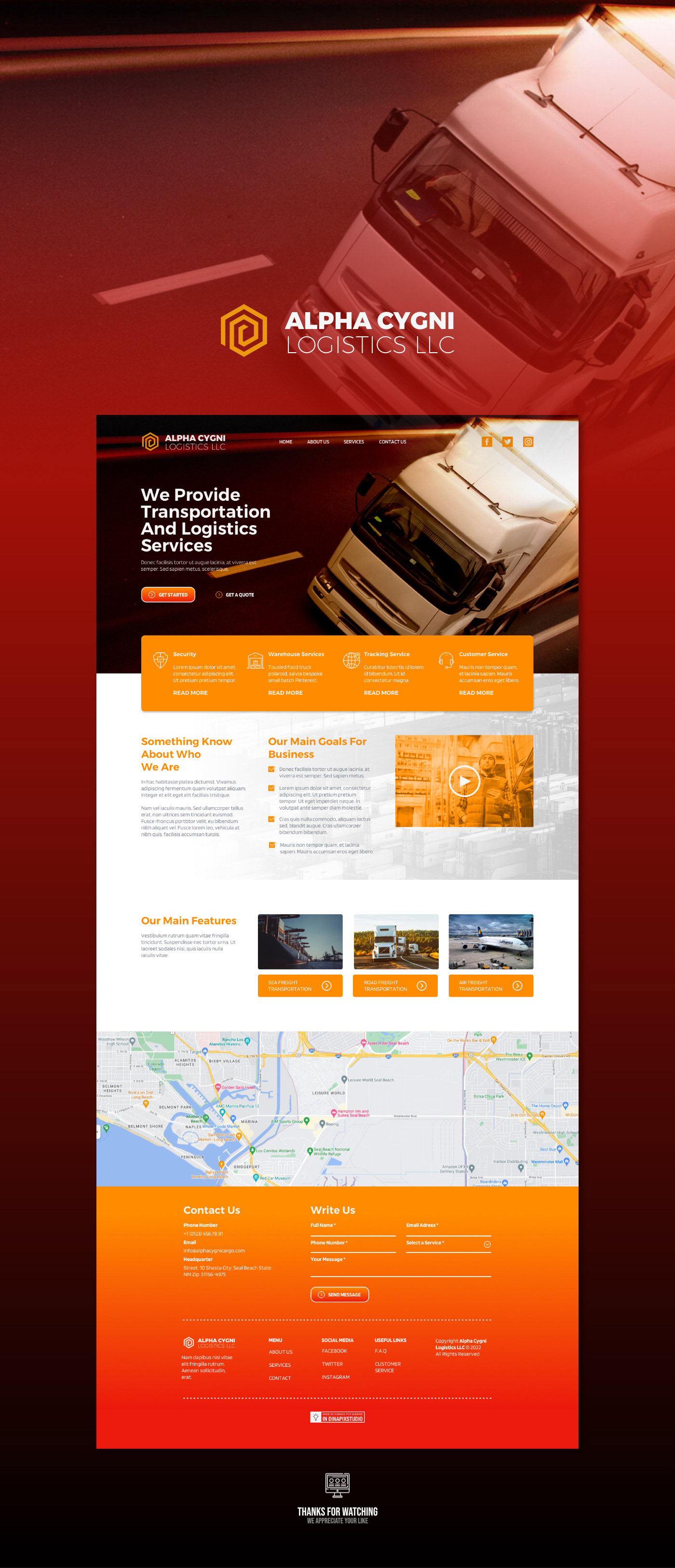 Cargo Logistics tranportation ux/ui Web Web Design  web development  Webdesign Website Website Design
