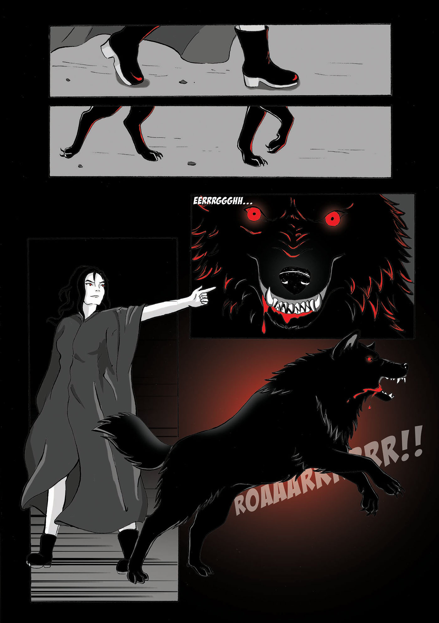 rape revenge Graphic Novel Comic Book corruption manga anime wolf Anger