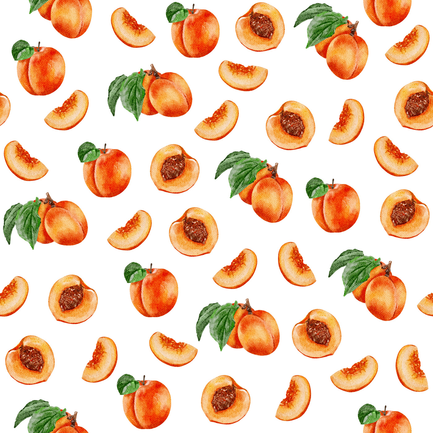 plate apricot Fruit Food  ILLUSTRATION  Digital Art  Drawing  painting   digital illustration Procreate