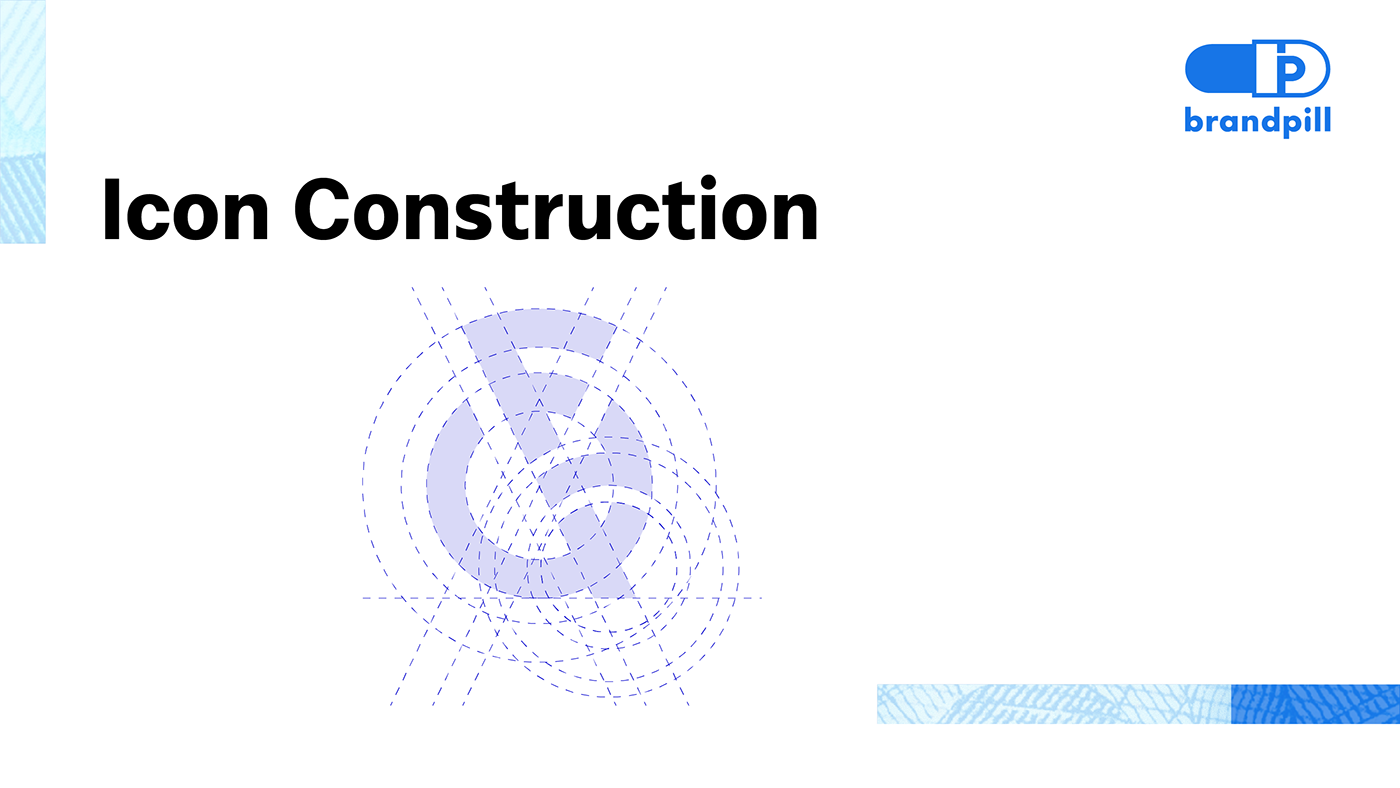 Icon construction grid
