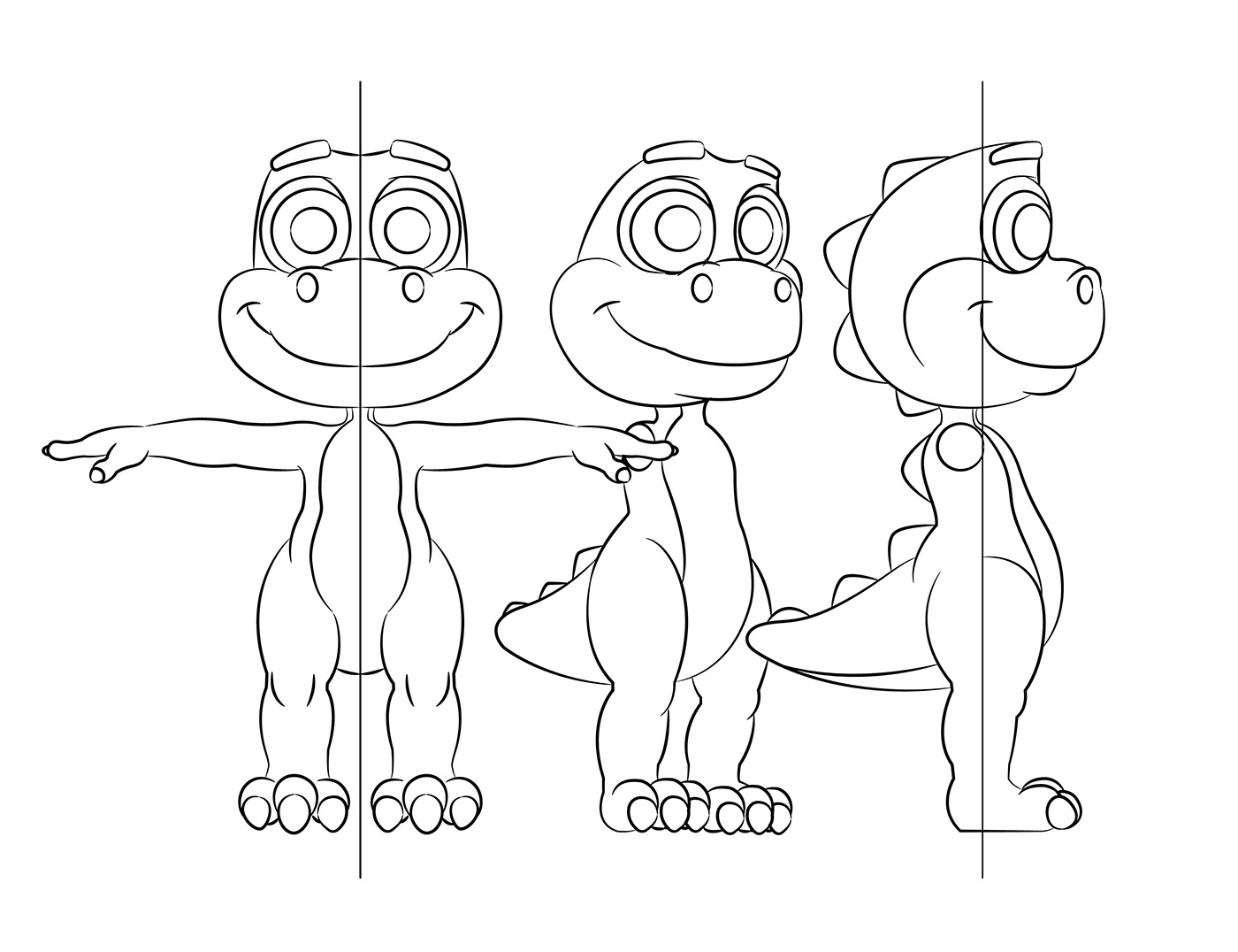 dinossauro Ilustração concept art fantasy animation 3d charater design Character