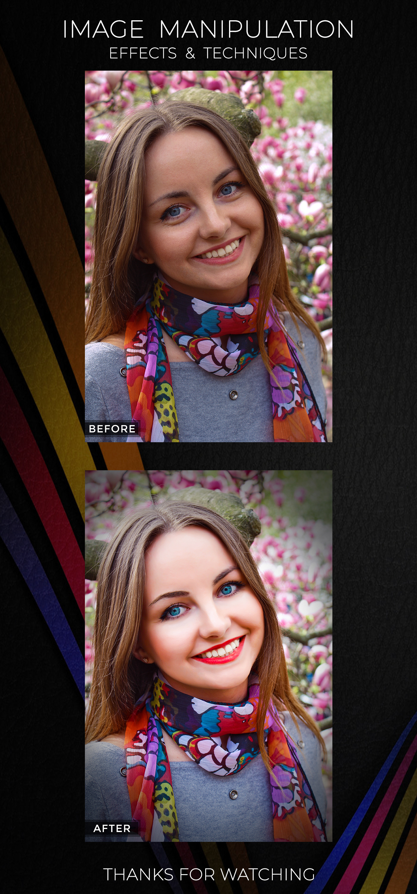 Image manipulation photo editing Techniques effects Updates makup Smoothing Effect