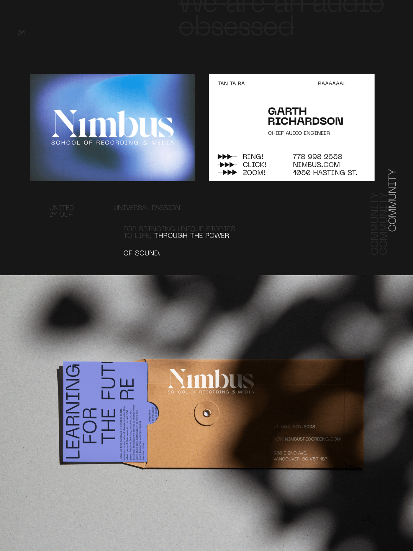 art direction  branding  gradient Layout minimal typography   visual identity