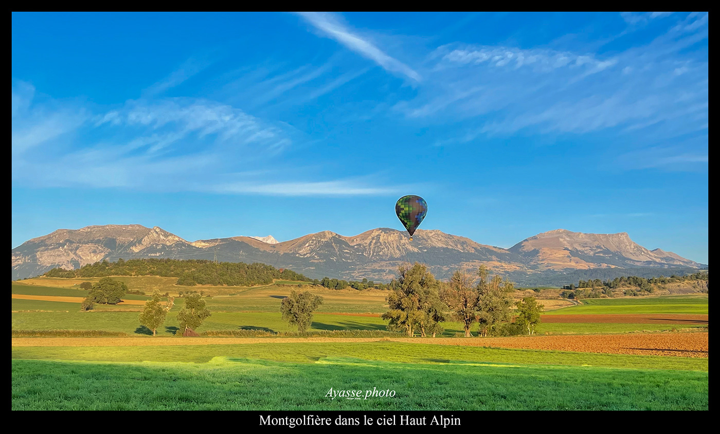 Landscape Photography  Ballons montagne france Alpes montgolfieres SKY