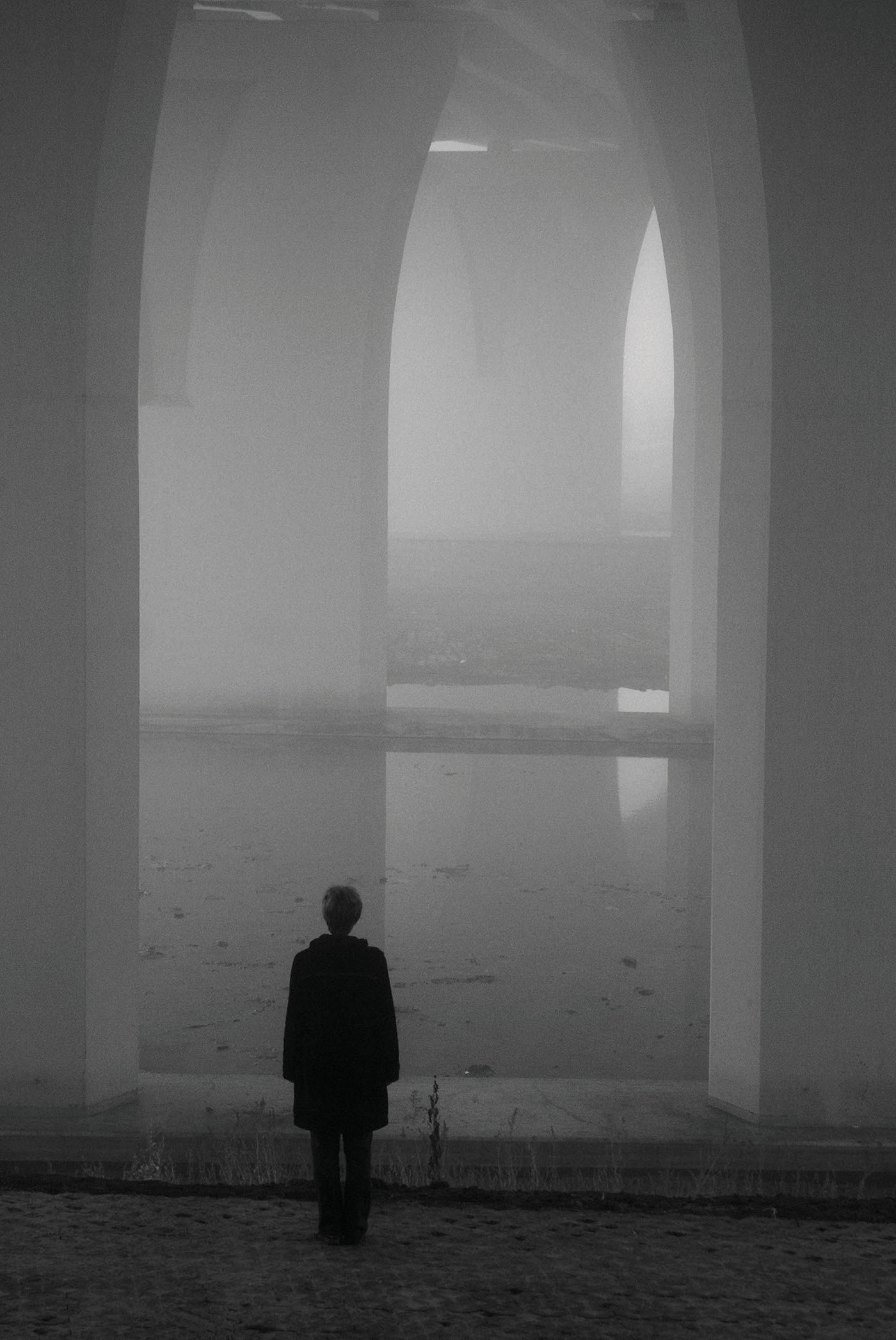 Bridge in the fog | Łukasz Breitenbach