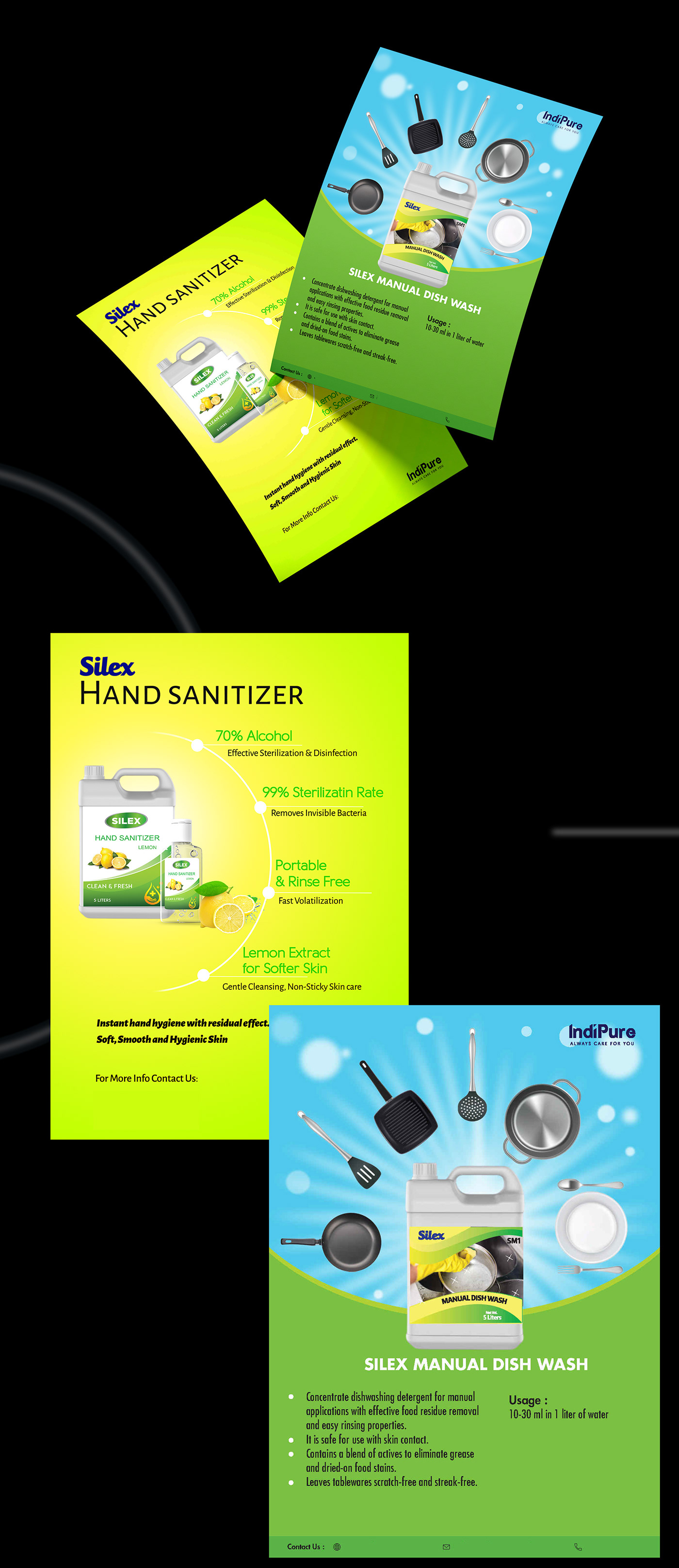 branding  chemical industry corporate Flyer Design housekeeping chemicals Pharma product catalogue design