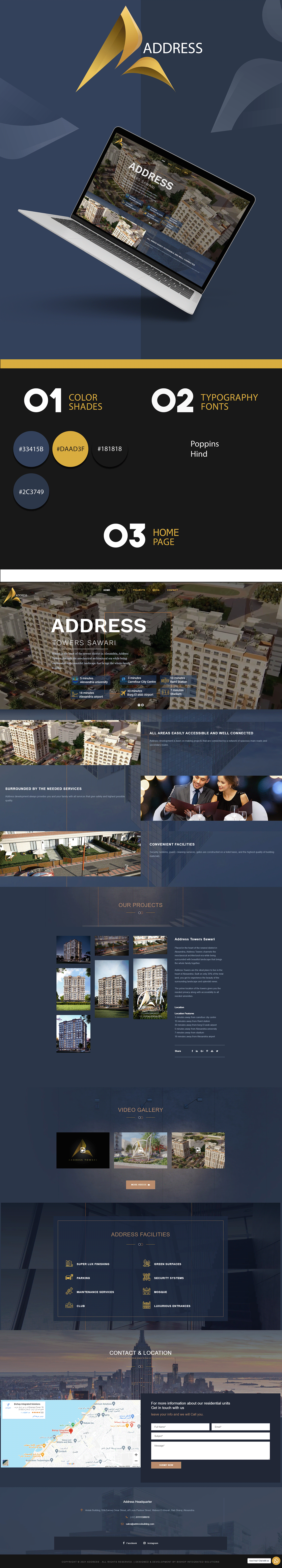 Advertising  real estate Website