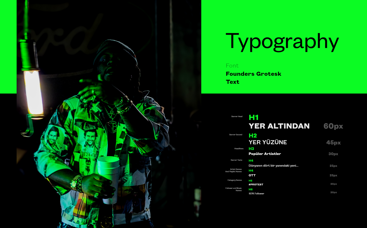 hiphop Mockup rap redesign slaps UI ux Web Design 