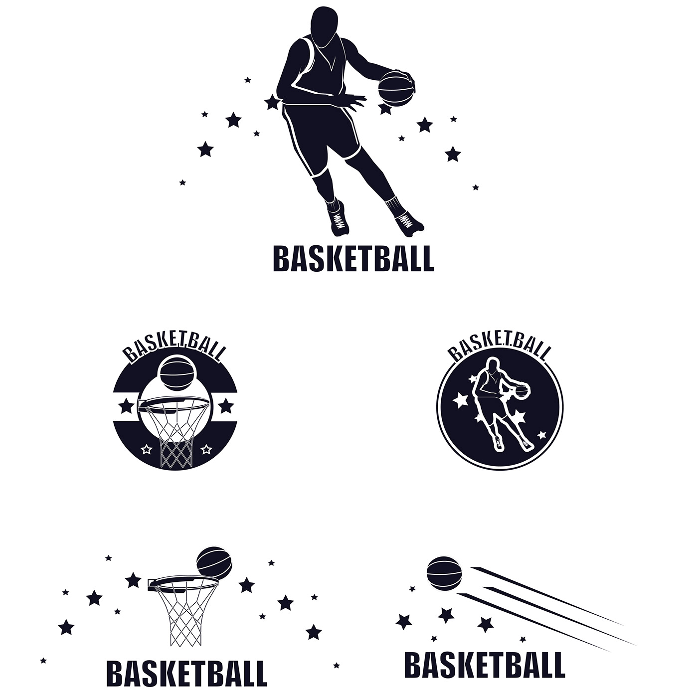 basketball game player emblem logo sign print NBA