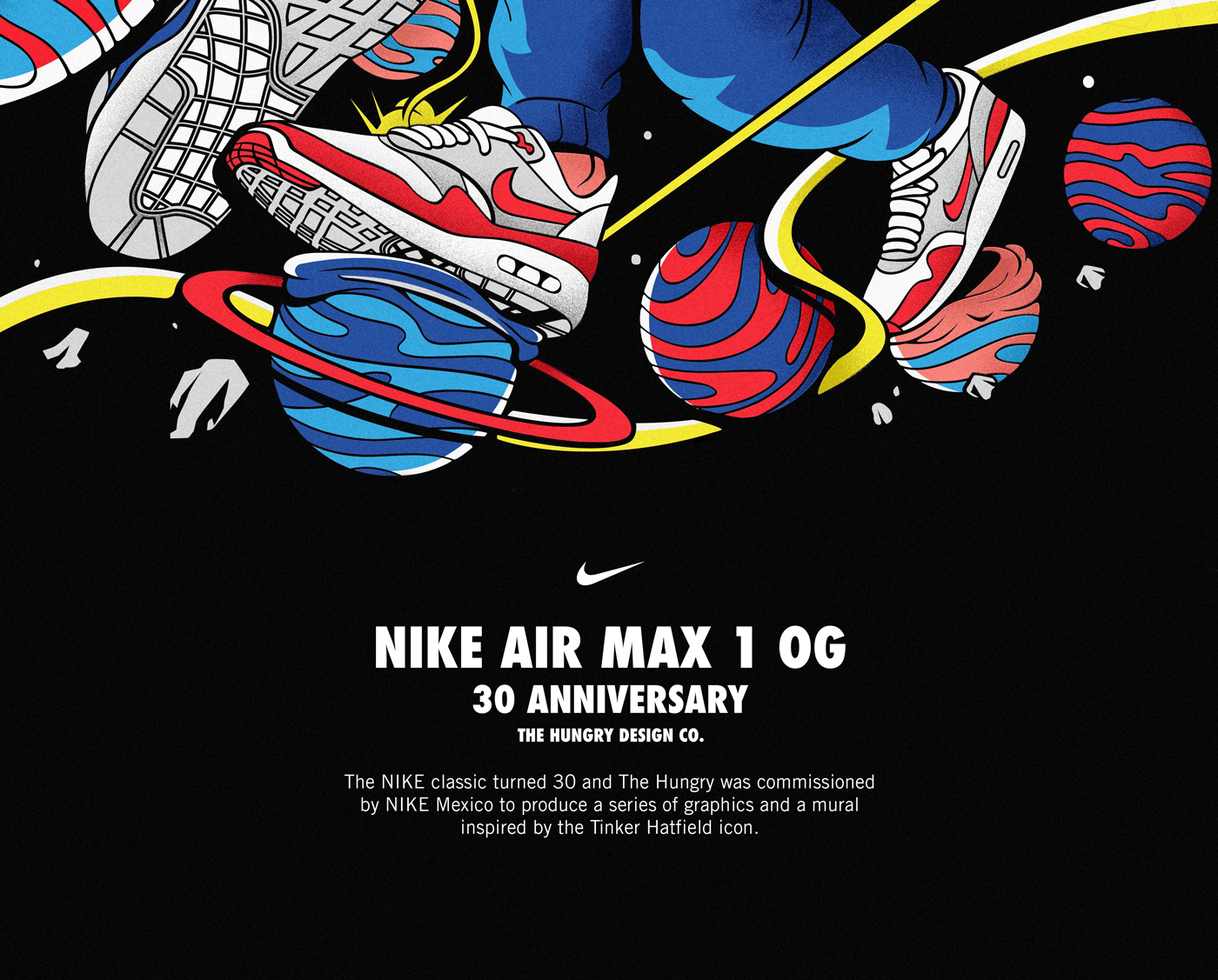 Nike sneakers kicks airmax universe Mural
