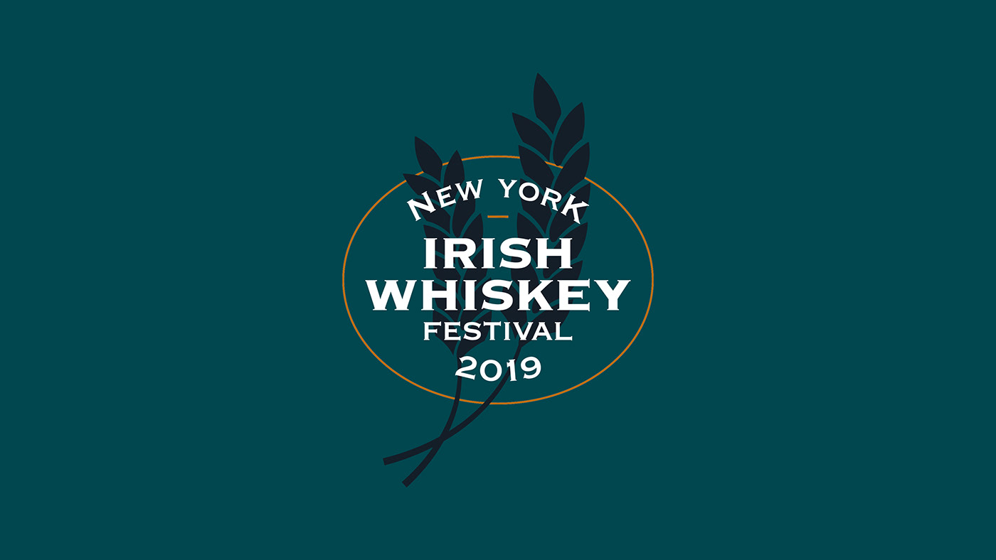 branding  festival logo New York Whiskey