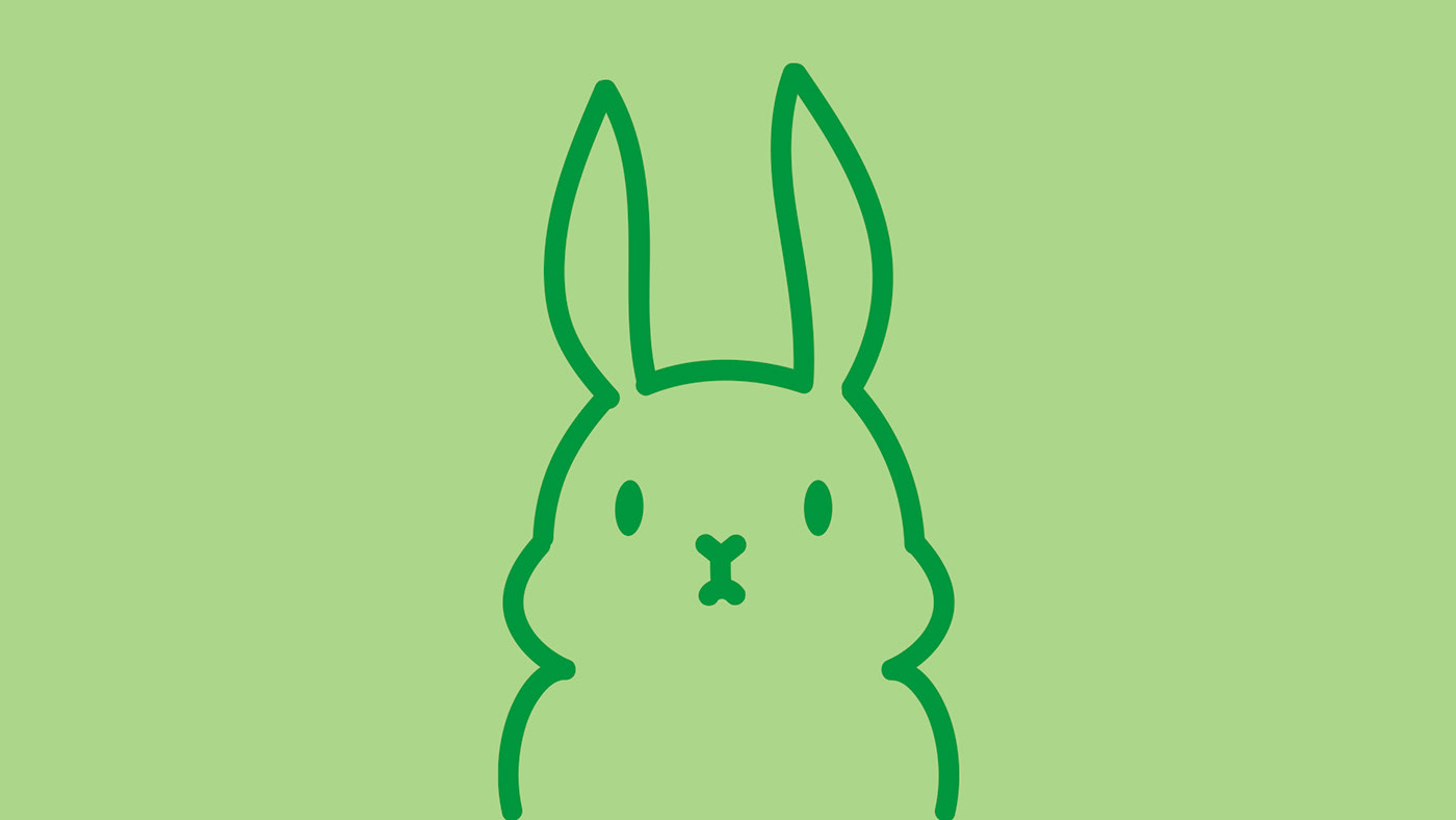 Brand Design identity Logotype rabbits branding 
