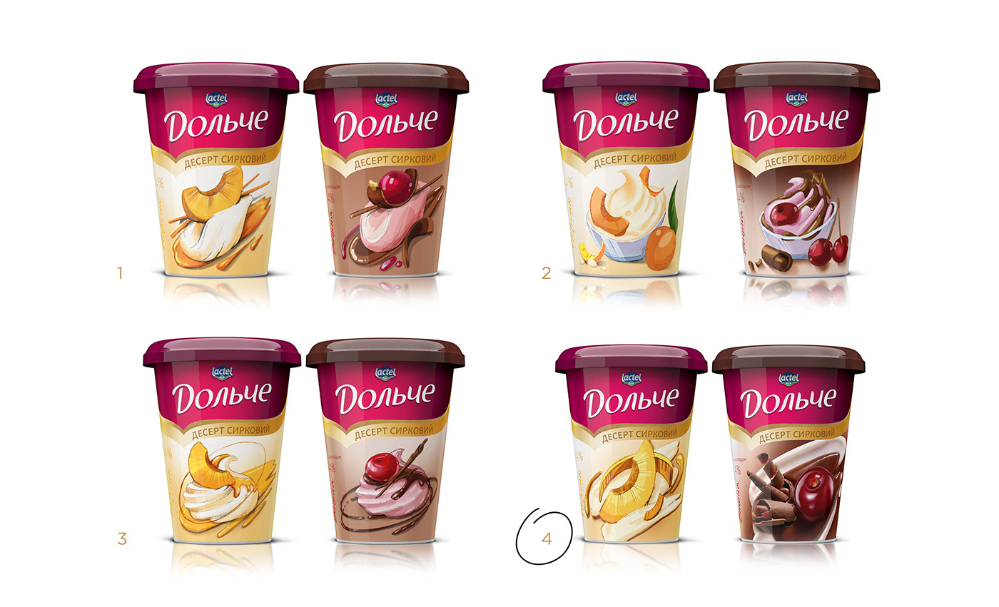 desserts Packaging yoghurt yogurt brand identity design Graphic Designer dairy products Dairy chocolate
