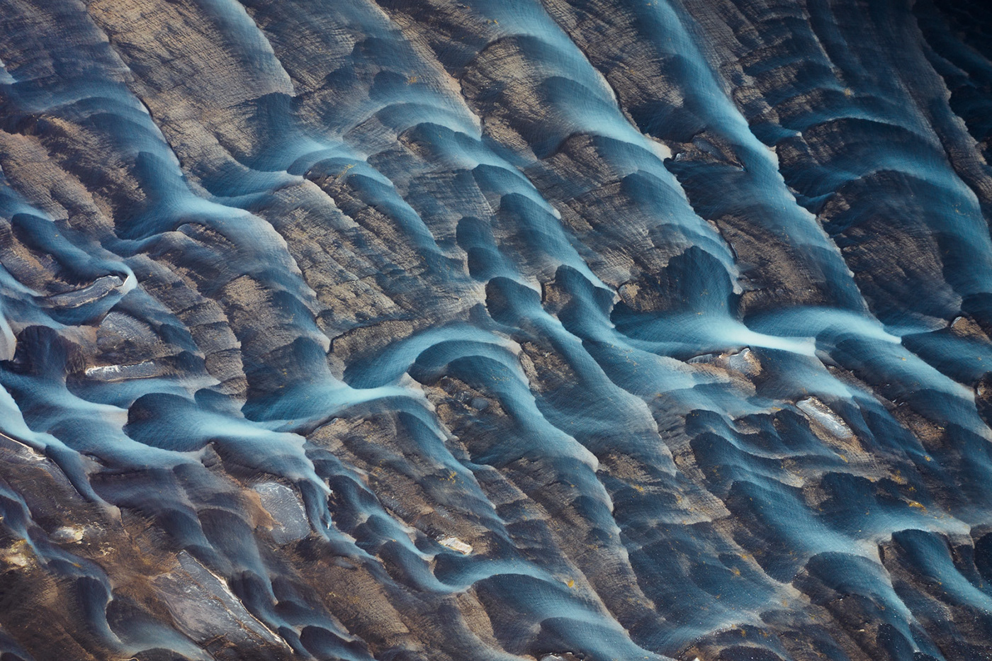 iceland glacier river water Aerial drone texture colorful Landscape landscape photography