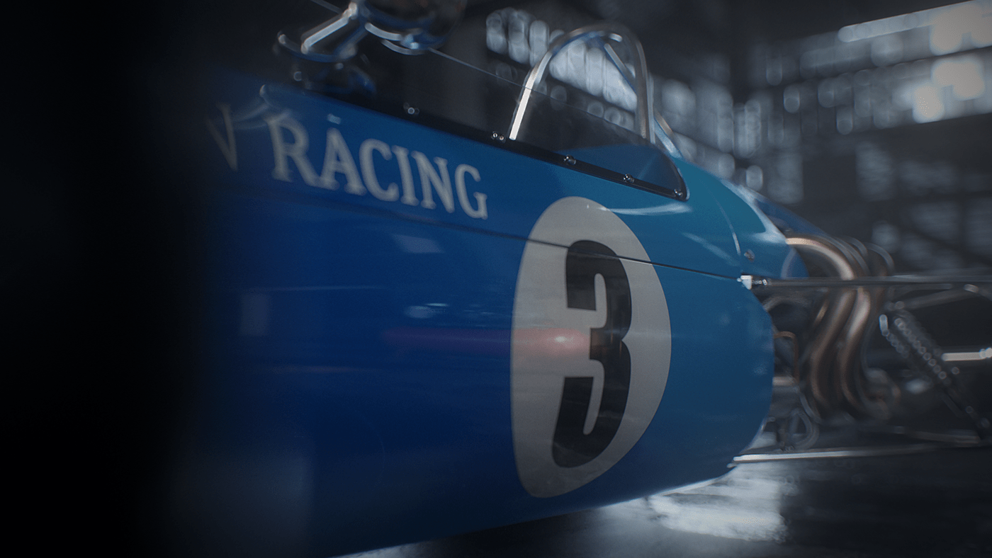 cinema4d aftereffects octane motiongraphic titlesequence Racing f1 fomula car