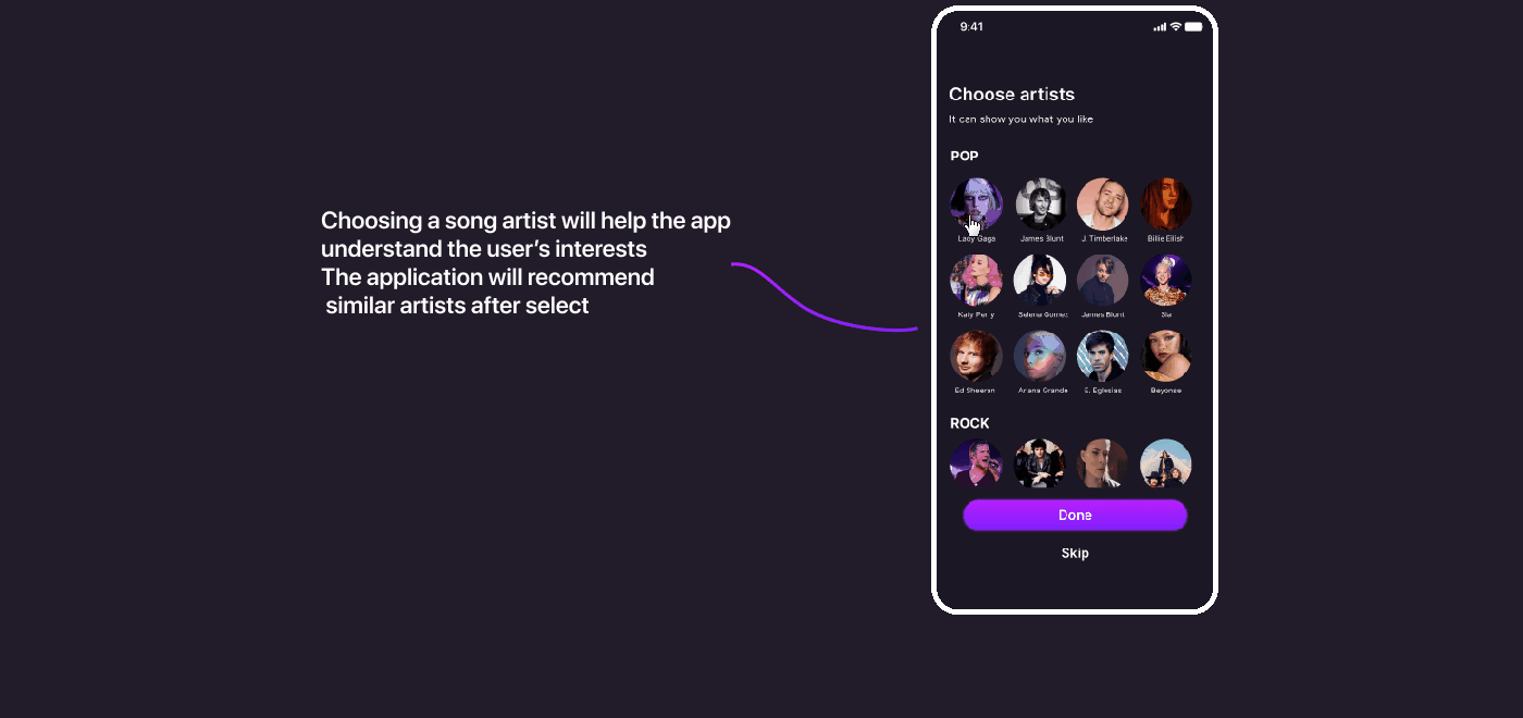 application ios mobile Mobile app music music app Music Player UI ux Музыкальное приложение