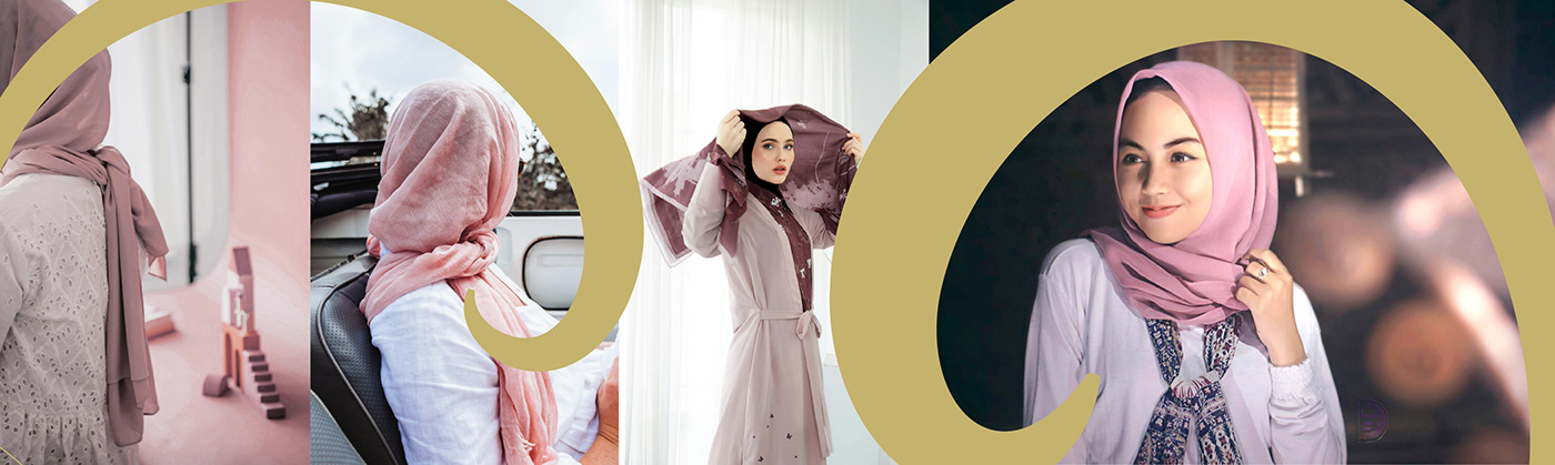 design Fashion  Photography  Hijab Fashion muslim Clothing brand identity marketing   visual identity fation design