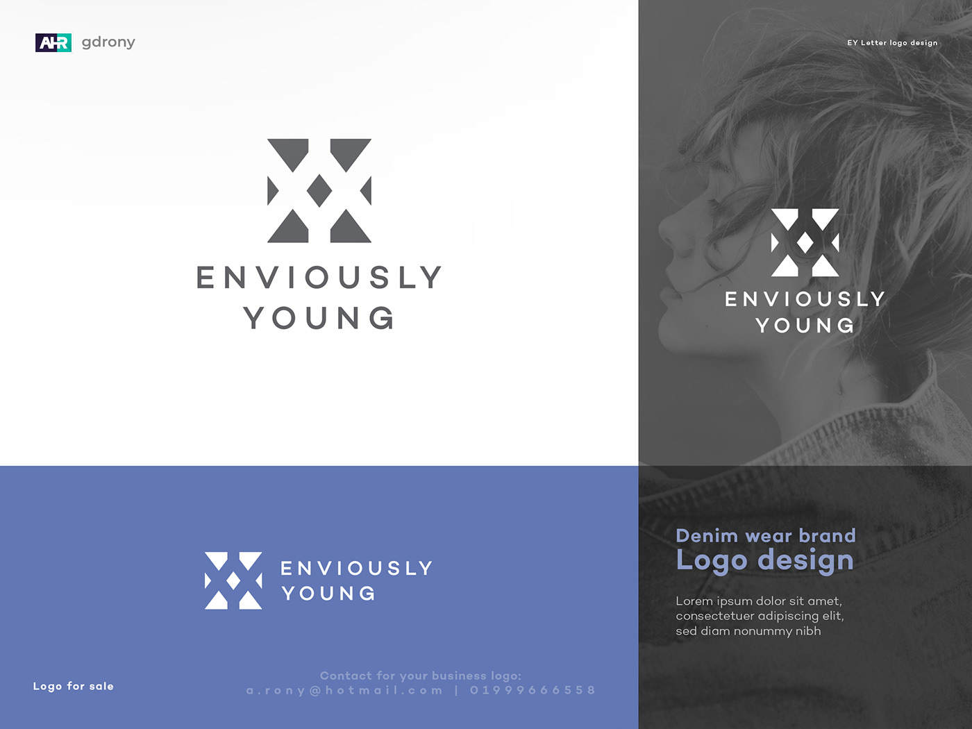 aminal business company creative design flat letter logo minimal modern