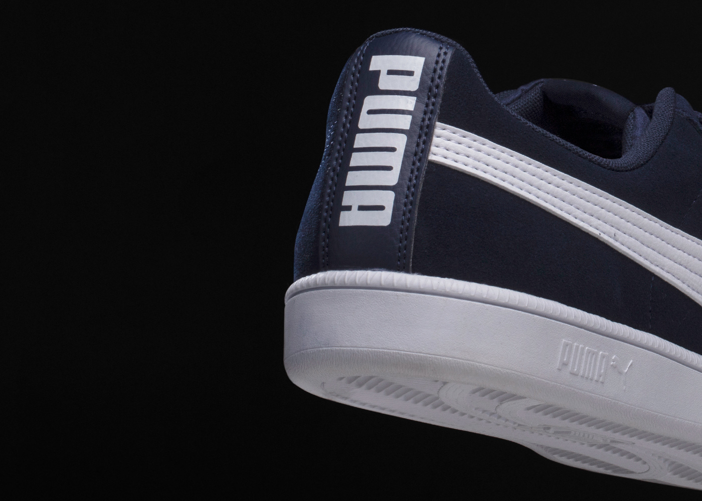 Product Photography puma shoes levitating Nike puma suede blue shoes