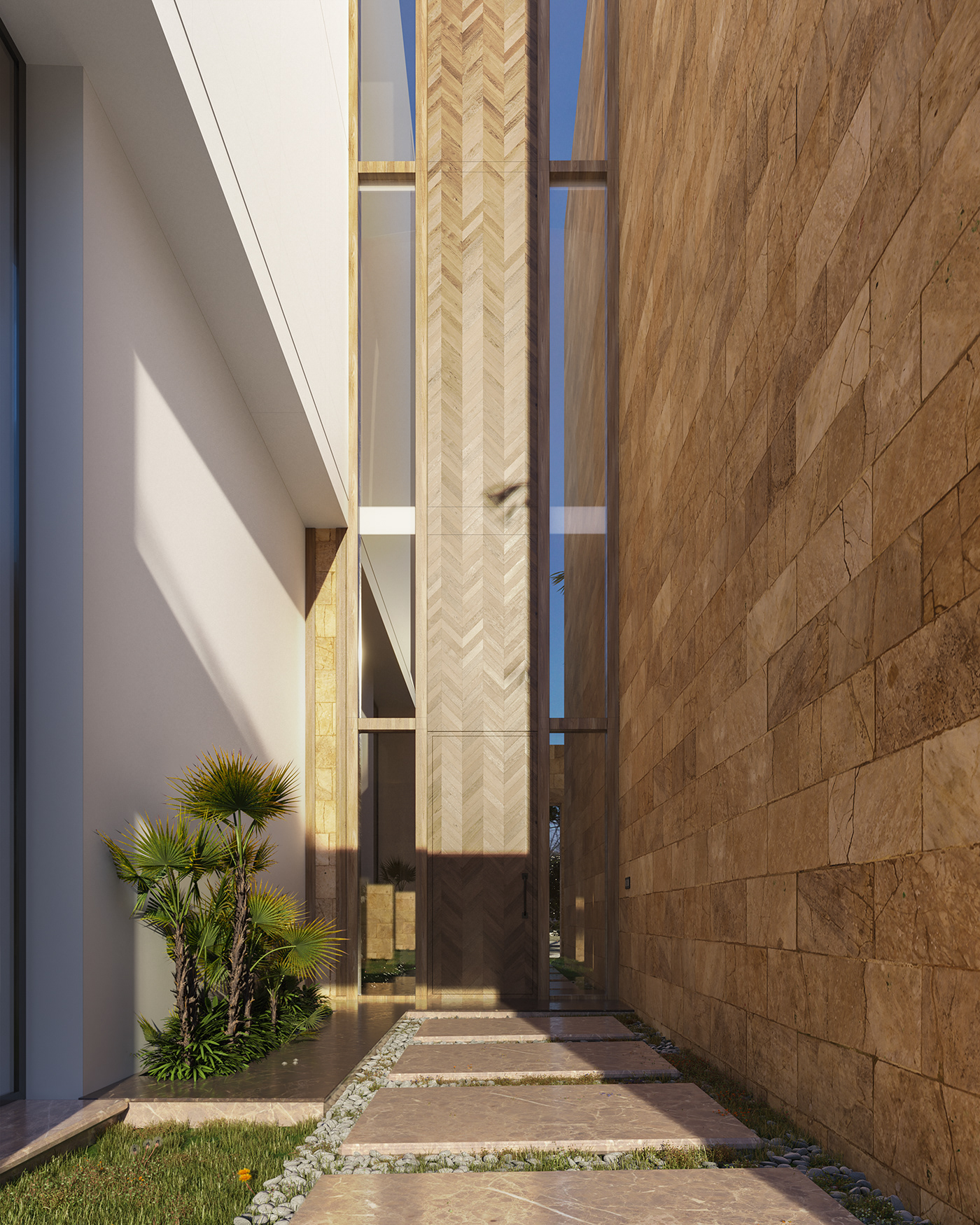 3dmax architecture brutal exteriordesign geometry archviz interior design  Landscape Render visualization