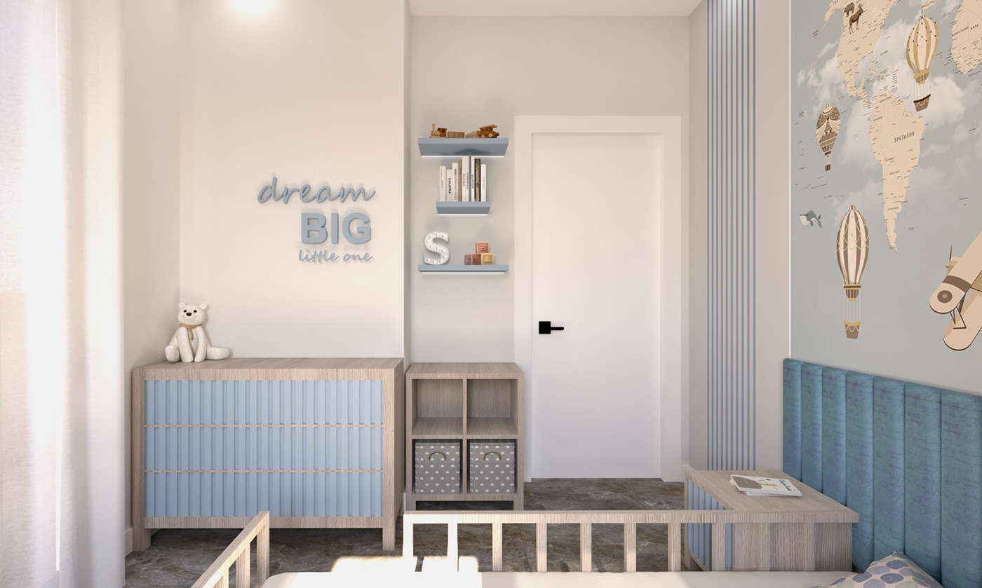 interior design  3ds max bedroom childroom corona Interior Architecture interiors kidsroom modern visualization