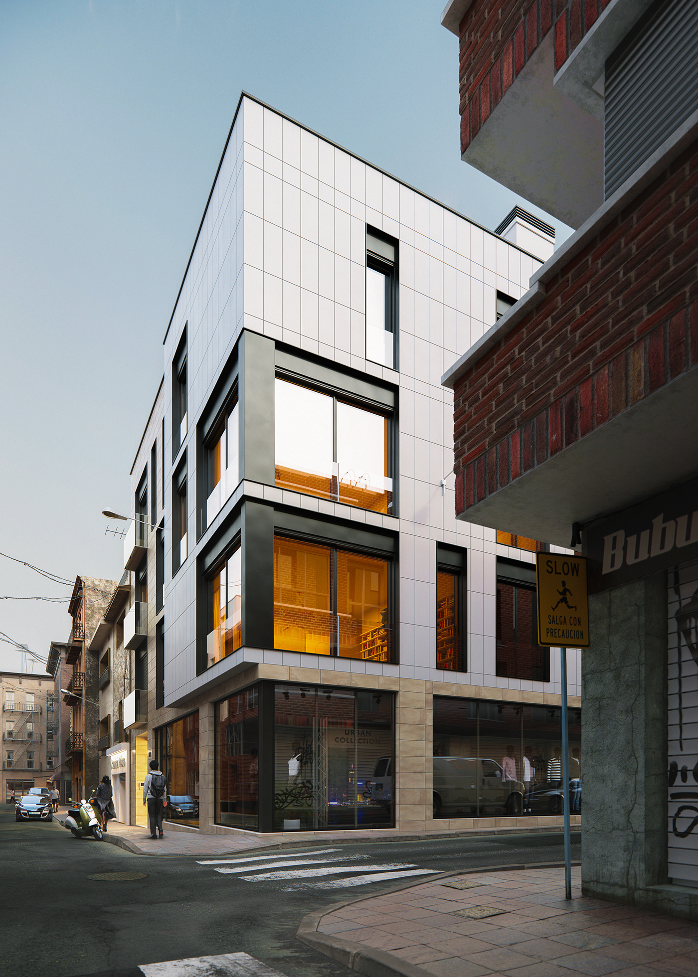 Image may contain: building, outdoor and window