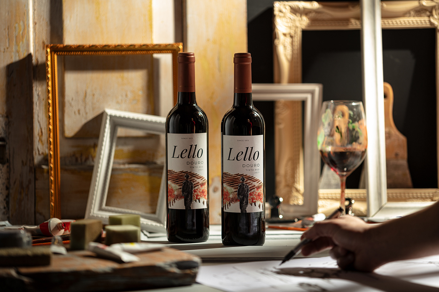 ILLUSTRATION  Drawing  packaging design branding  Photography  label design wine