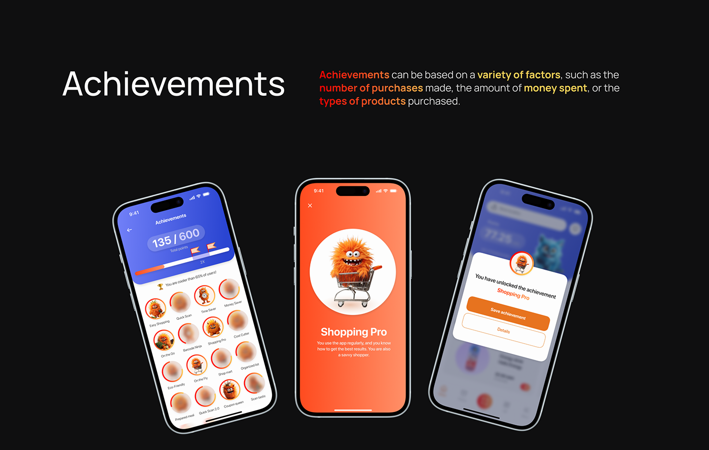 mobile app design Mobile app Mobile Application grocery shopping scan and go ui design mobile design app design Grocery App barcode