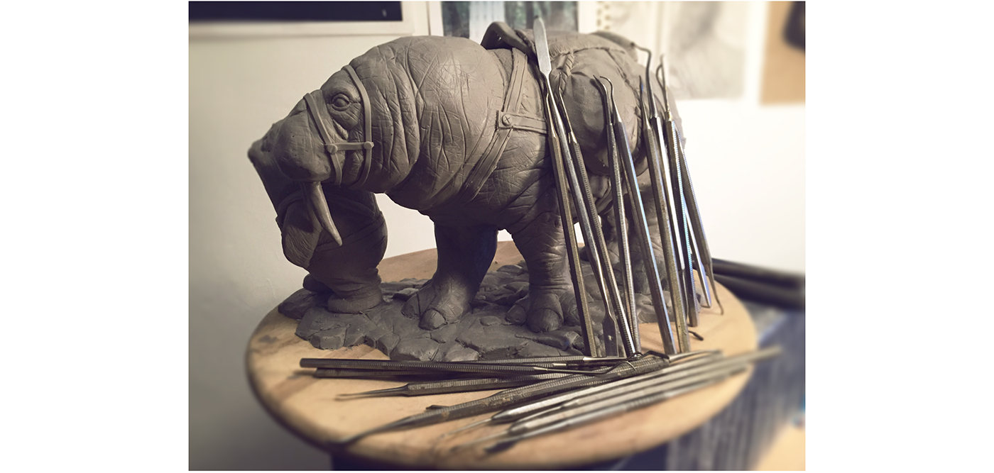 saga comicbook sculpey sculpture ghus friendo   walrus seal modeling polimerclay fionastaples brianvaughan sculptingtools
