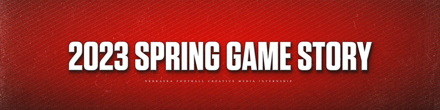 Nebraska huskers football Sports Design SMSports graphic design  Brand Design college football Digital Art  creative