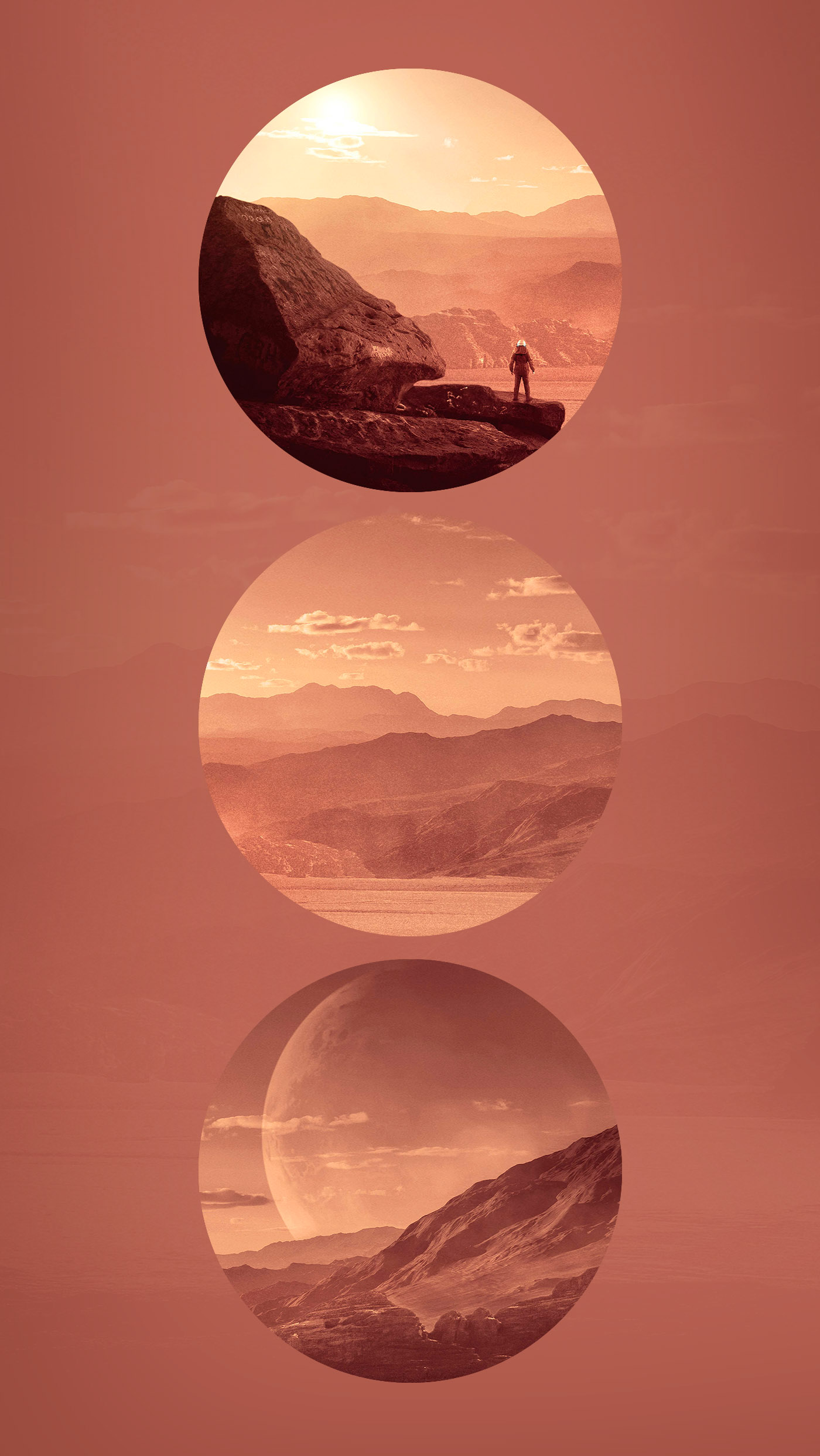 mars retouch movie planet alone effects visual Matte Painting adobe sci-fi Marte