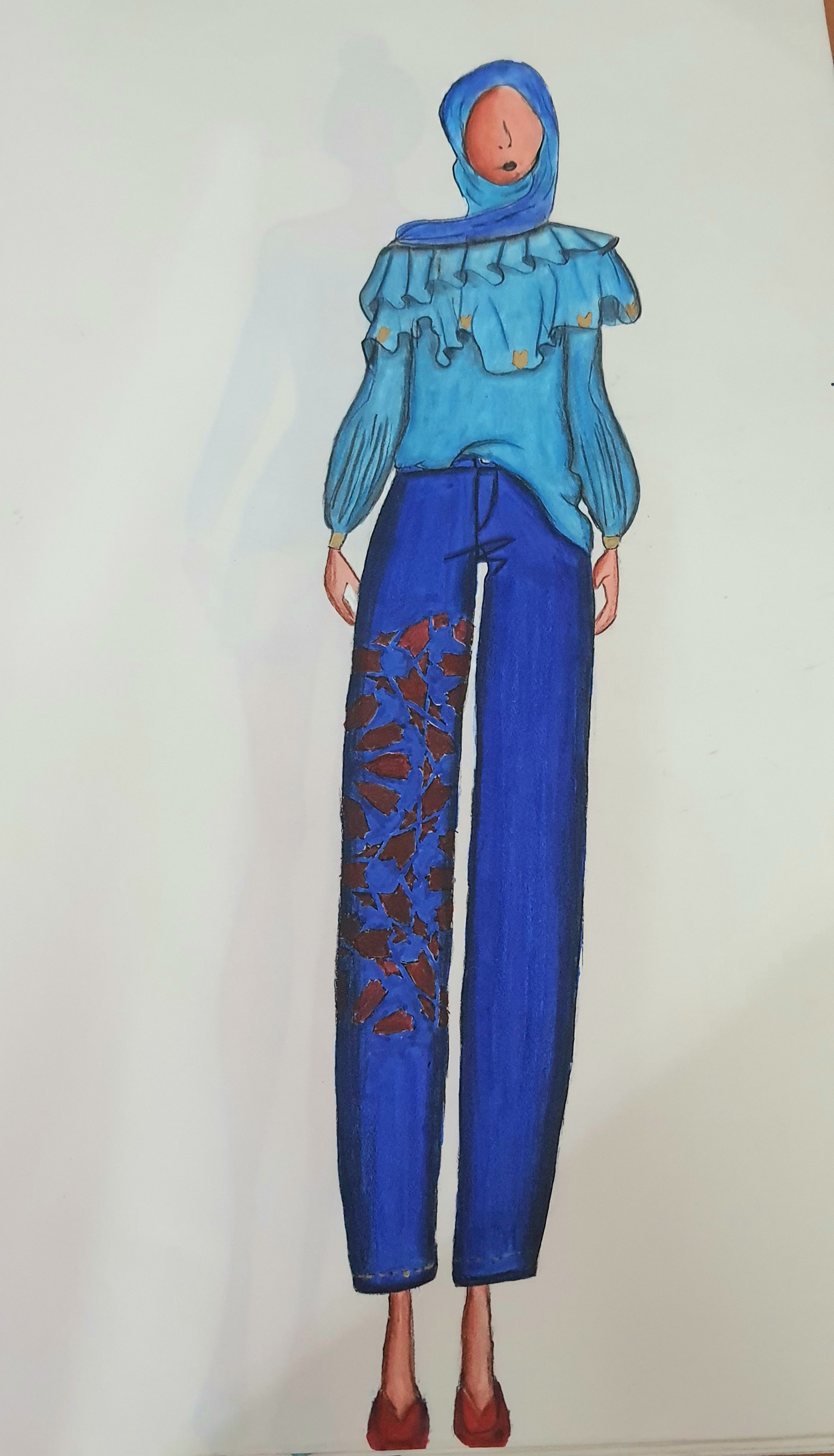 digitalart Drawing  fashionillustration RetroArt women WomenCollection womensfashion