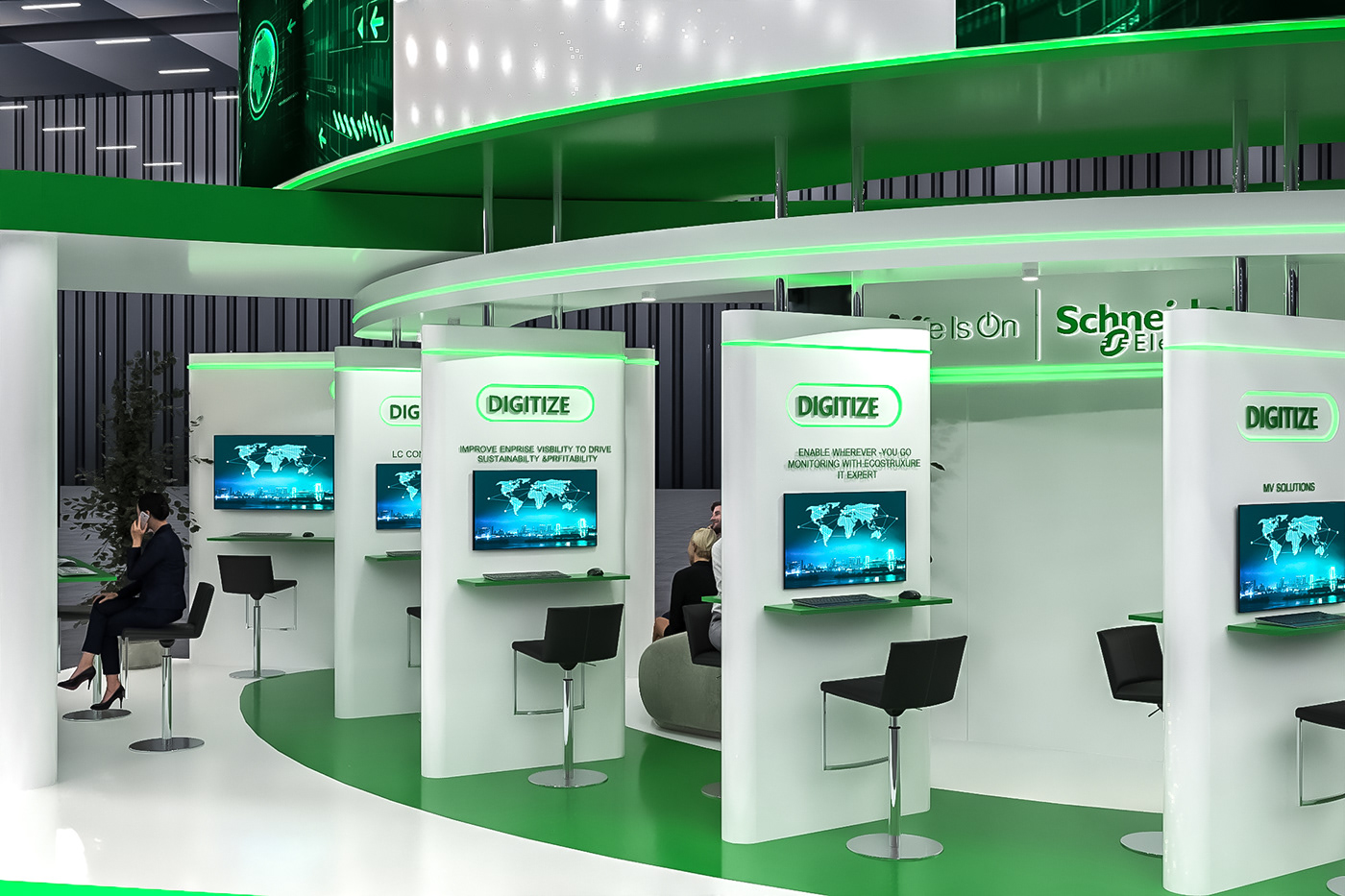 Exhibition  Event Advertising  booth design expo egyps Stand architecture interior design  vray