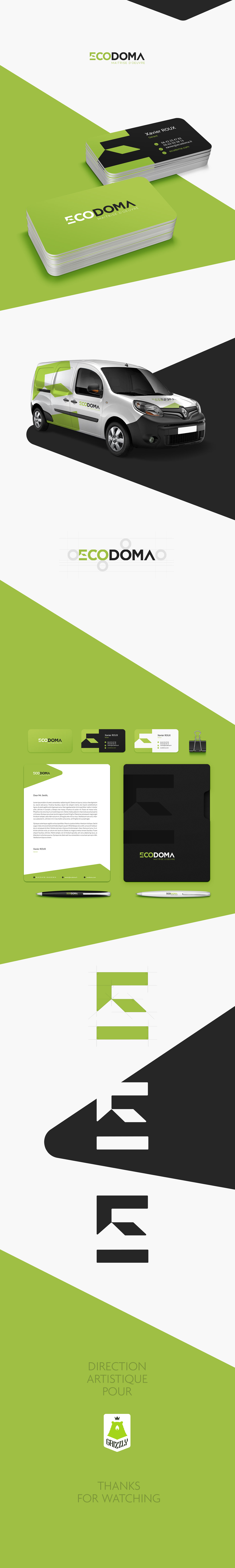 design eco graphic green logo maitredoeuvre