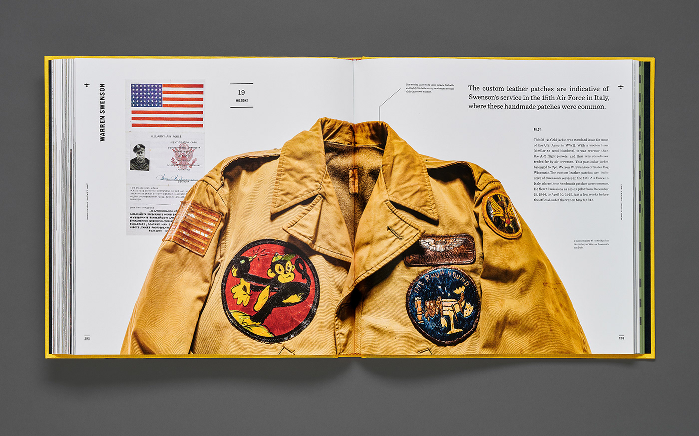 Aircraft aviation bomber bomber jacket book design history Military museum ww2 WWII